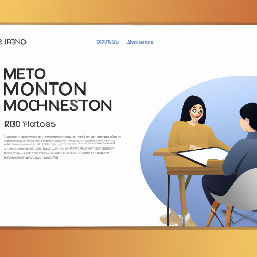 Mentor and student reviewing a portfolio